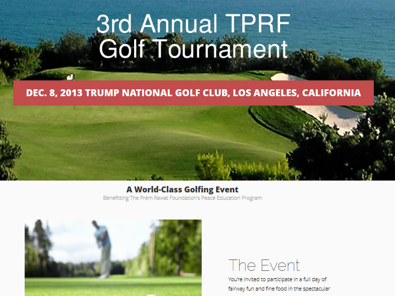 PRF 2014 Charity Golf Event
