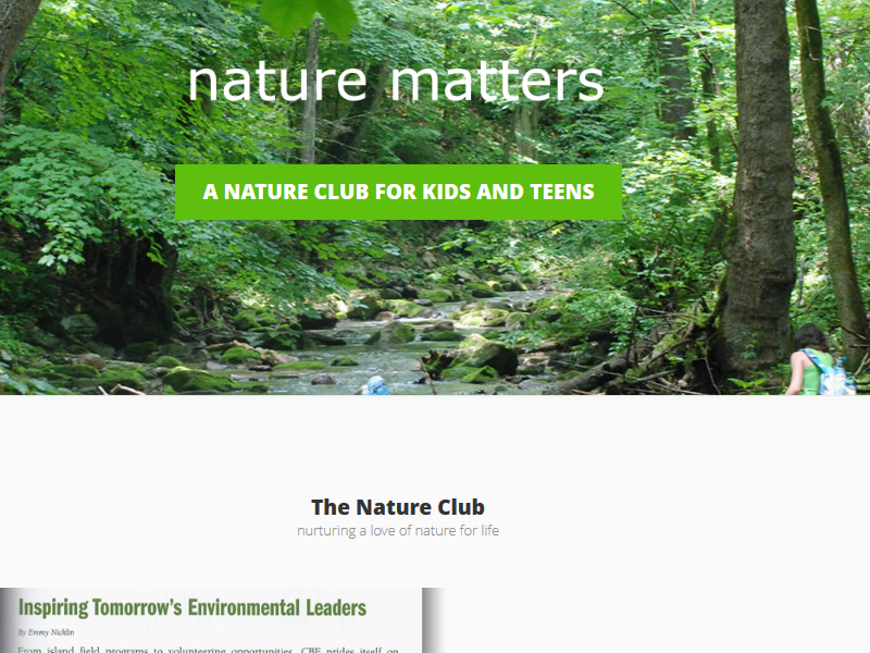 Nature Kids and Teens